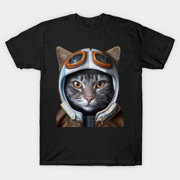 My cat is like a warrior, he is not afraid of anything. I love my cat. T-Shirt by MariooshArt